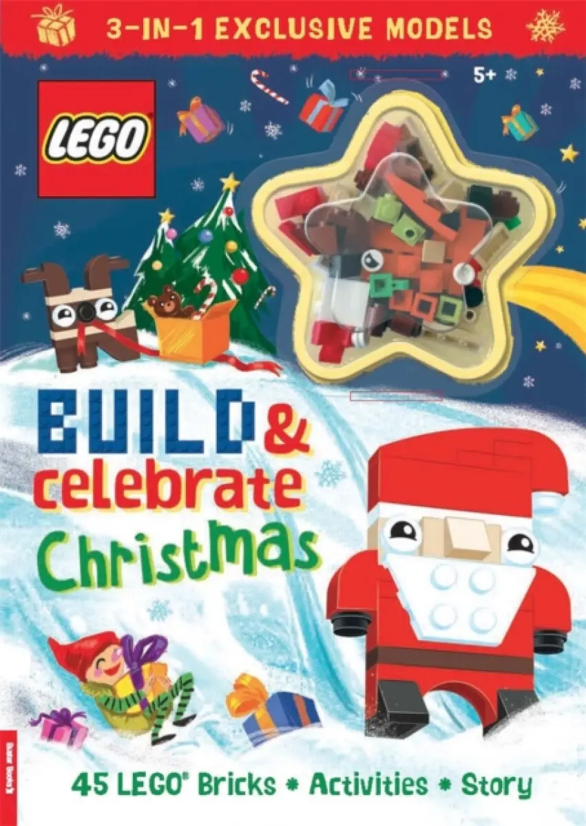 LEGO® Books: Build & Celebrate Christmas (includes 45 bricks) - Buster Books, LEGO®