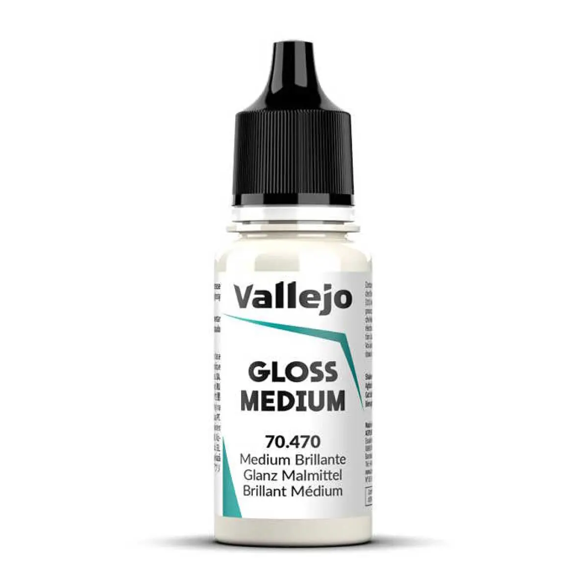 Lesklé médium pro modelářské barvy Vallejo 18ml