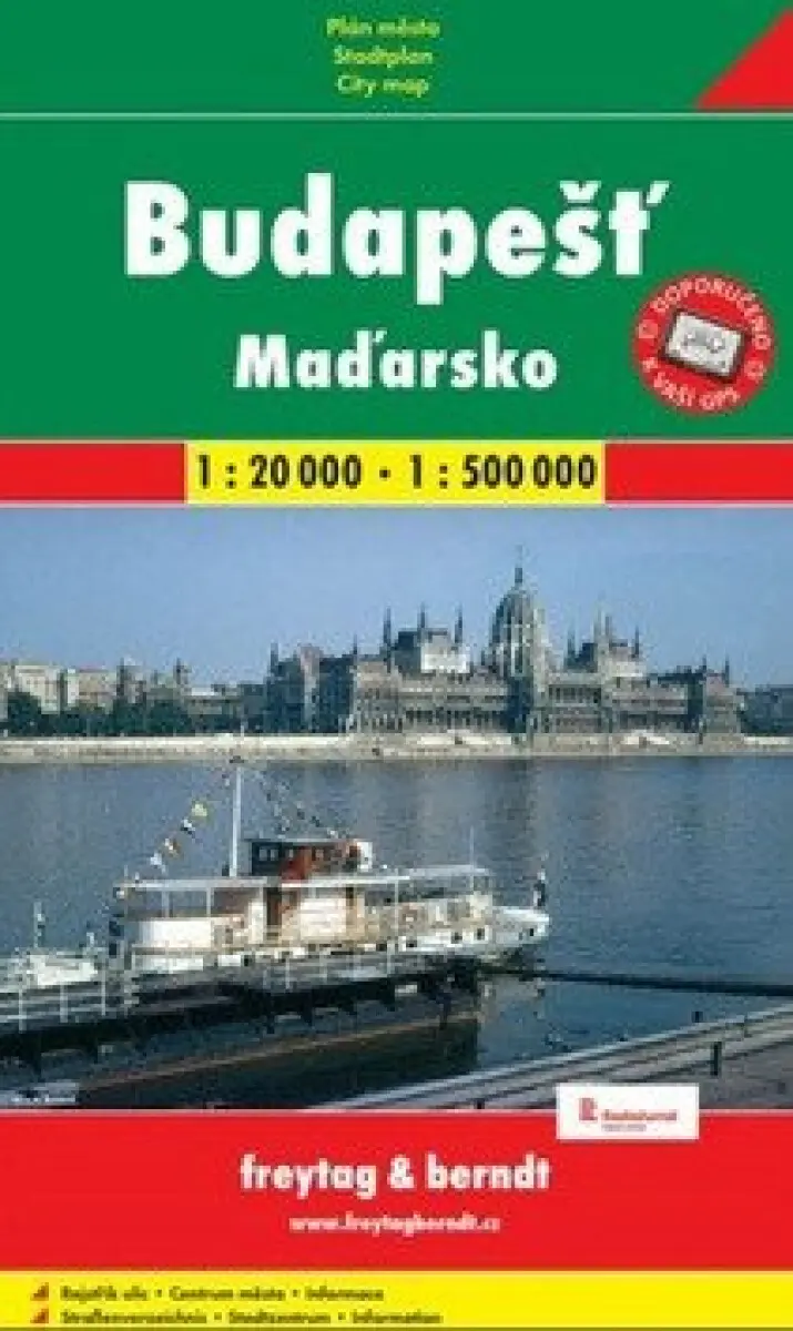 Maďarsko + Budapešť mapy (1:500 000, 1:20 000)