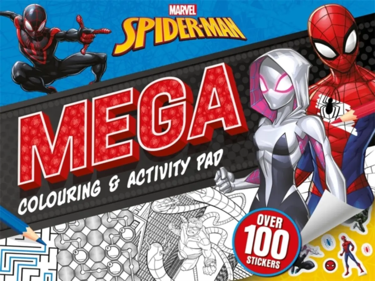 Marvel Spider-Man: Mega Colouring & Activity Pad - Walt Disney