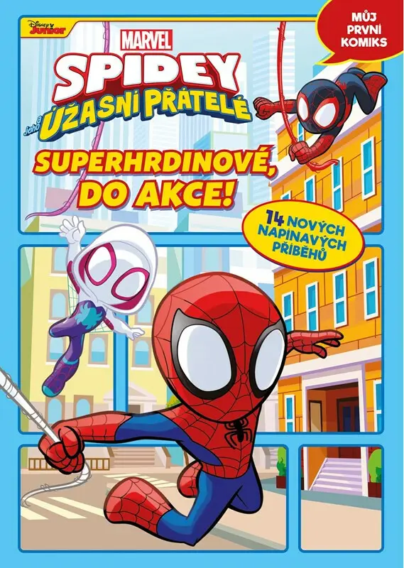 Marvel - Spidey a jeho úžasní přátelé: Superhrdinové, do akce! (Můj první komiks)
