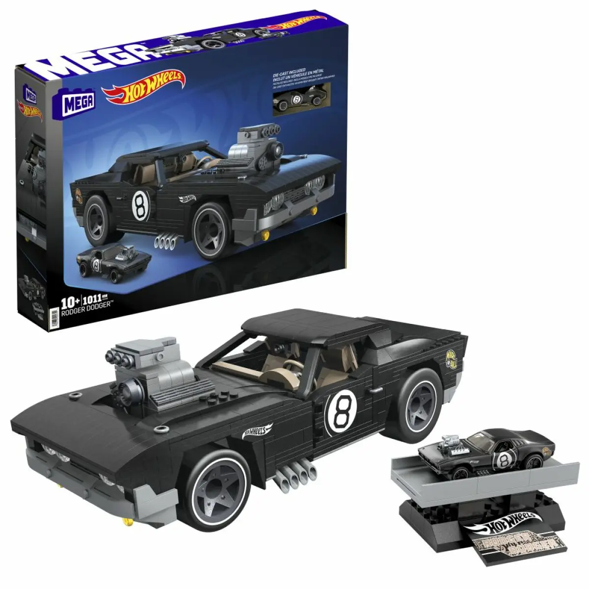Stavebnice Mega Hot Wheels - Rodger Doger (1011 ks)