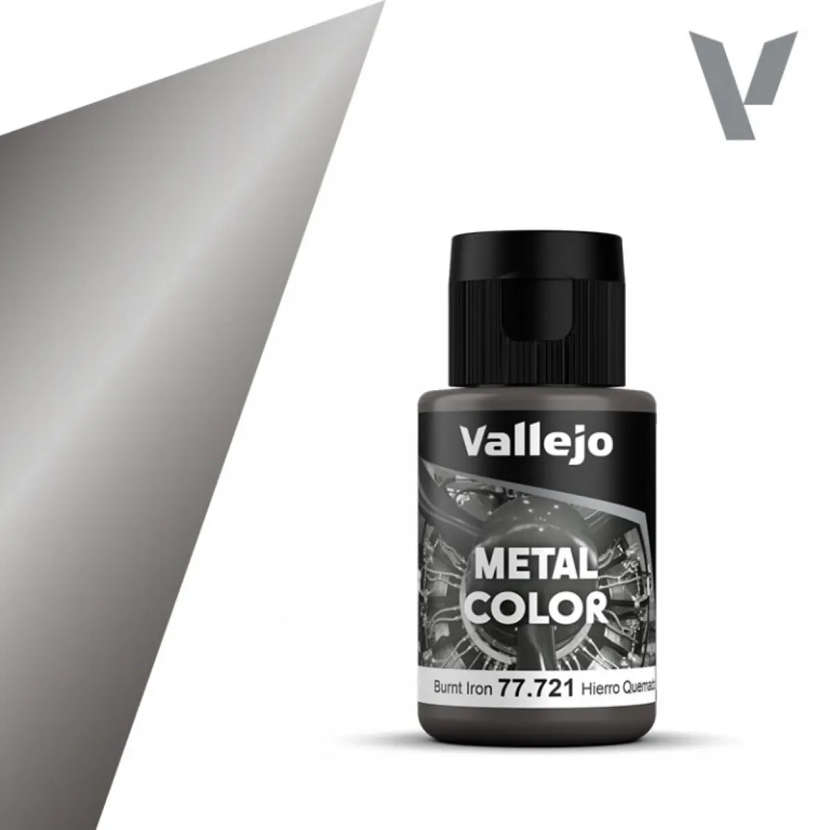 Metalická barva Vallejo 32ml – 721 Burnt Iron