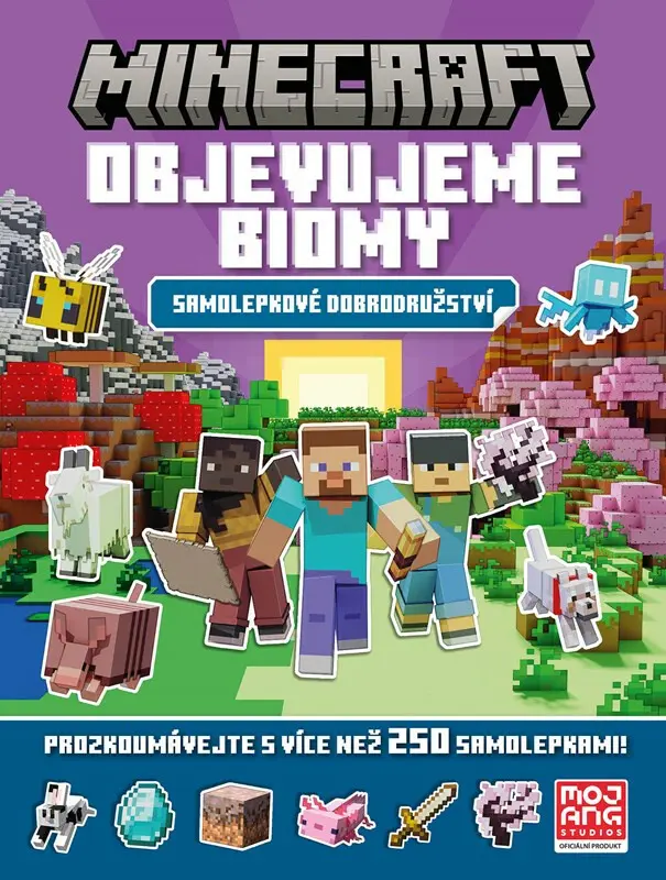 Minecraft - Objevujeme biomy - Samolepkové dobrodružství - kolektiv autorů
