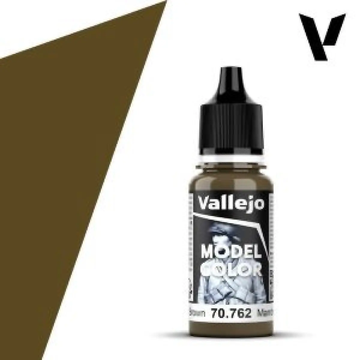 Modelářská barva Vallejo 18ml – 762 Grey Brown