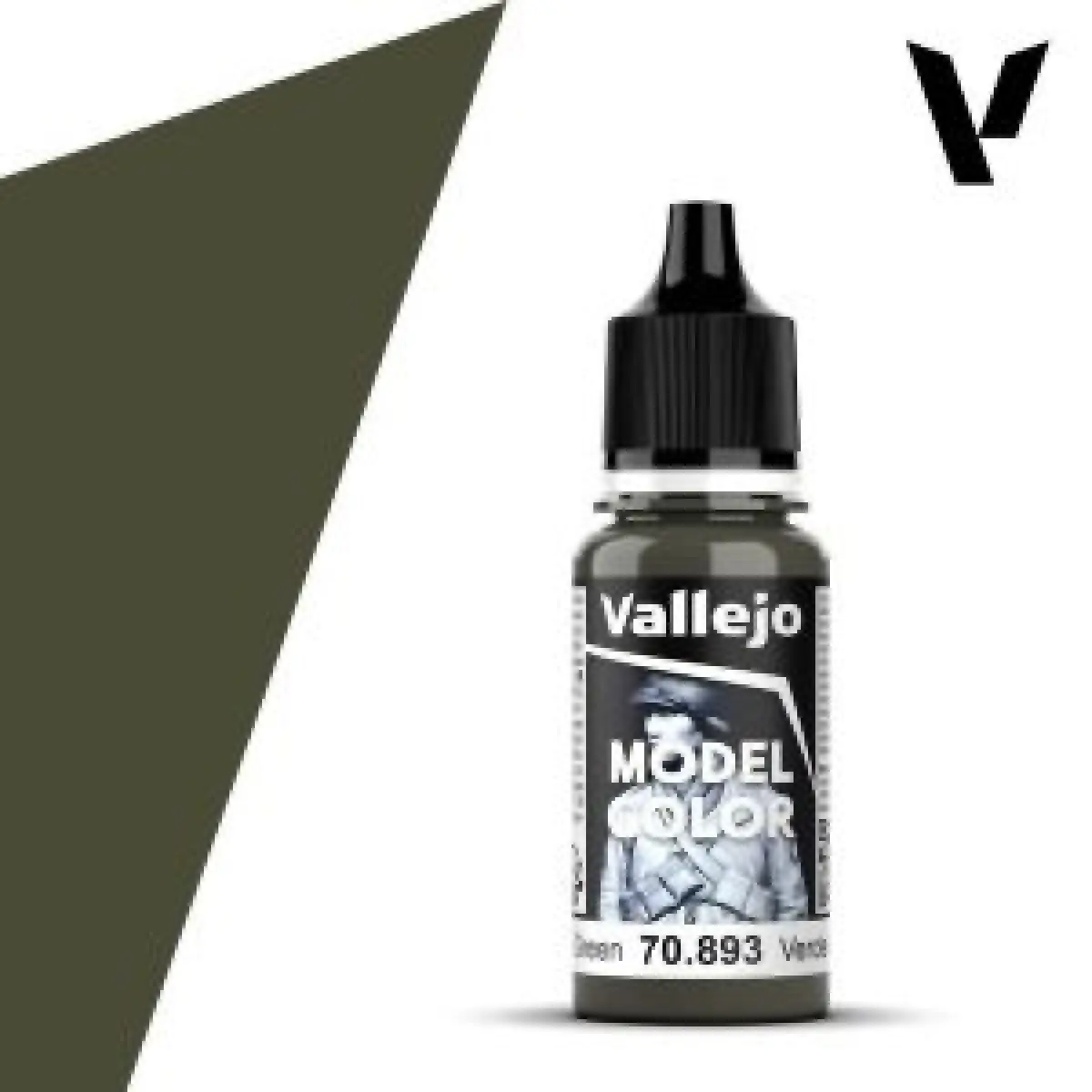 Modelářská barva Vallejo 18ml – 893 US Dark Green