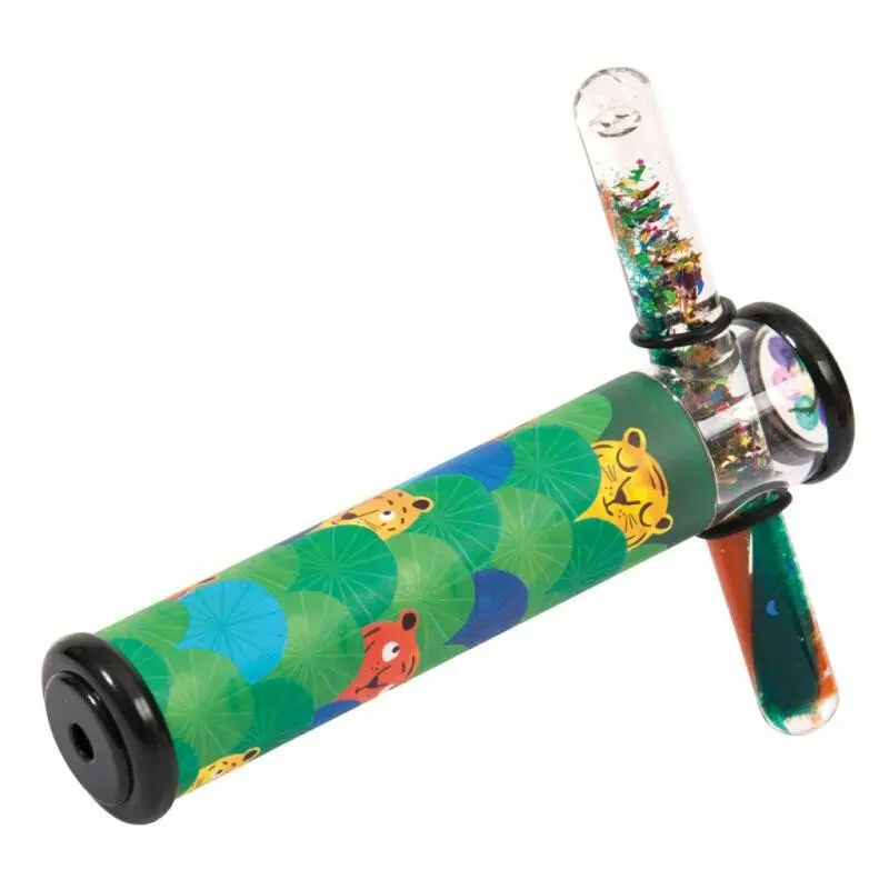 Dětský kaleidoskop s třpytkami Moulin Roty - Tygr uni