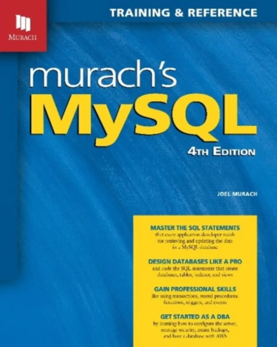 Murach's MySQL (4th Edition) - Joel Murach