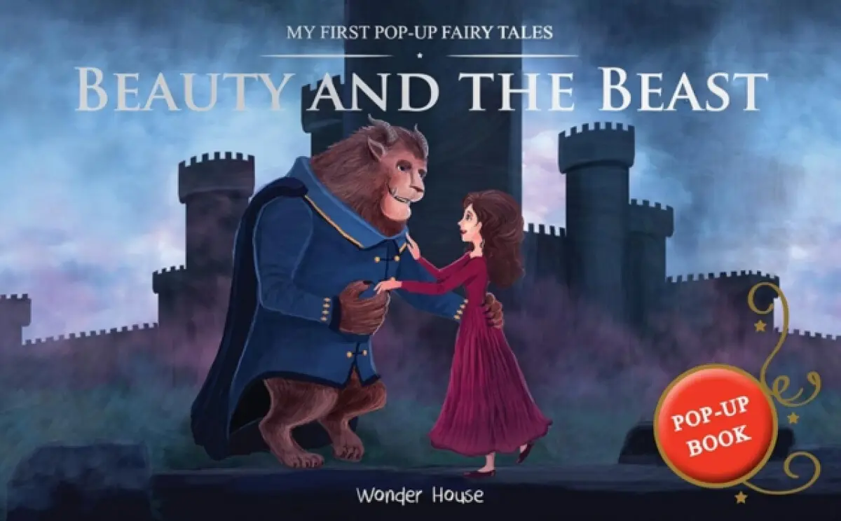 My First Pop-Up Fairy Tales - Beauty And The Beast : Pop up Books for children - WONDER BOOKS