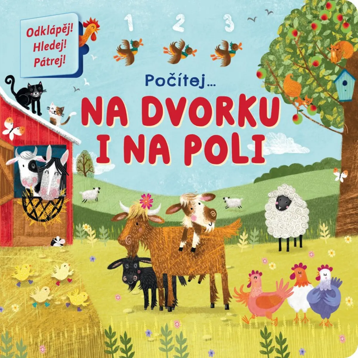 Na dvorku i na poli - Odklápěj! Hledej! Pátrej! - Madeleine Birch