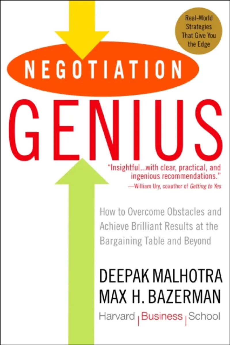 Negotiation Genius - Malhotra, Deepak a Bazerman, Max