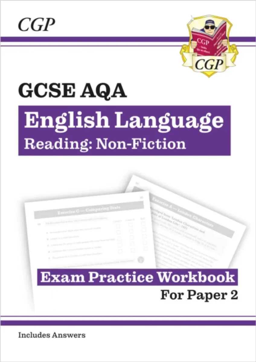 New GCSE English Language AQA Reading Non-Fiction Exam Practice Workbook - CGP Books