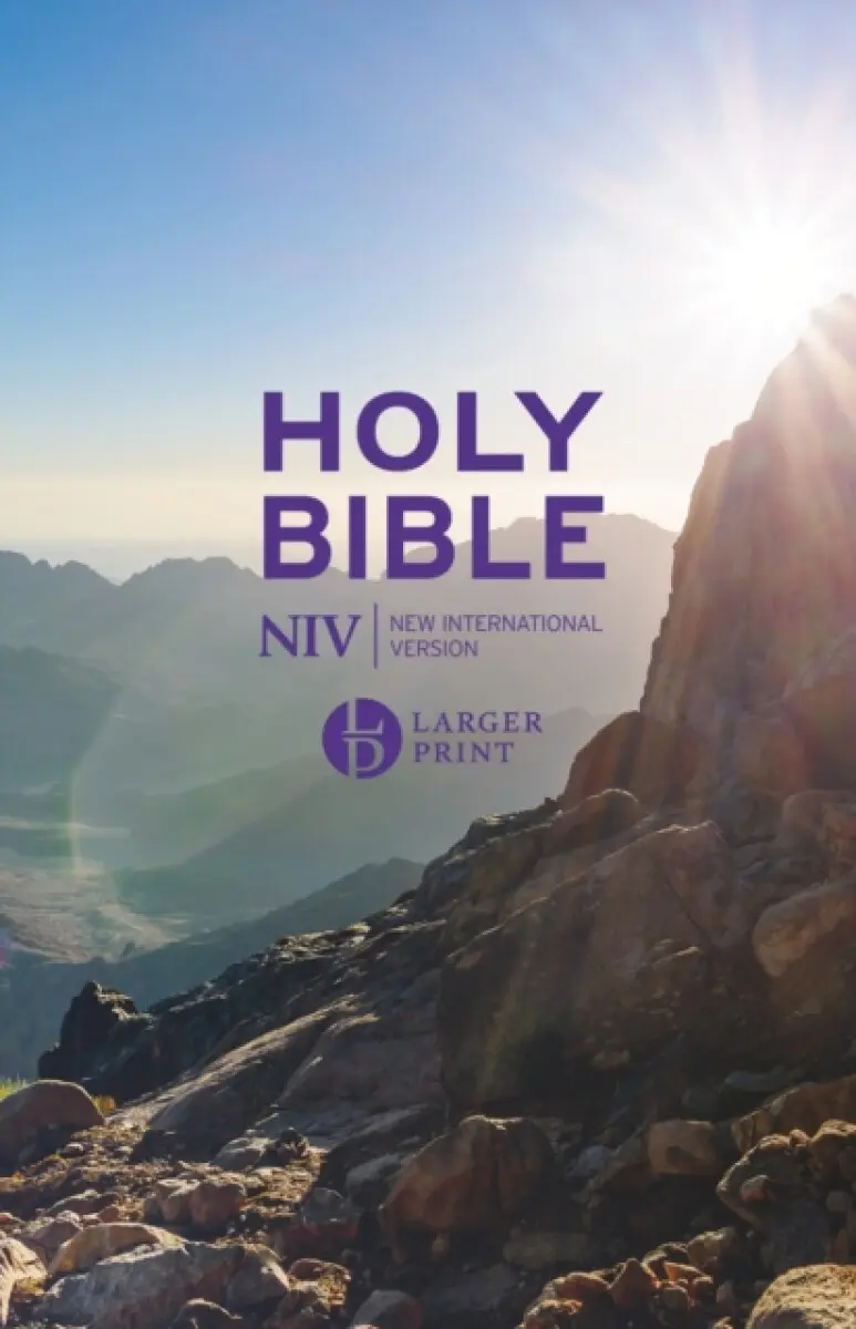 NIV Larger Print Personal Value Hardback Bible - New International Version