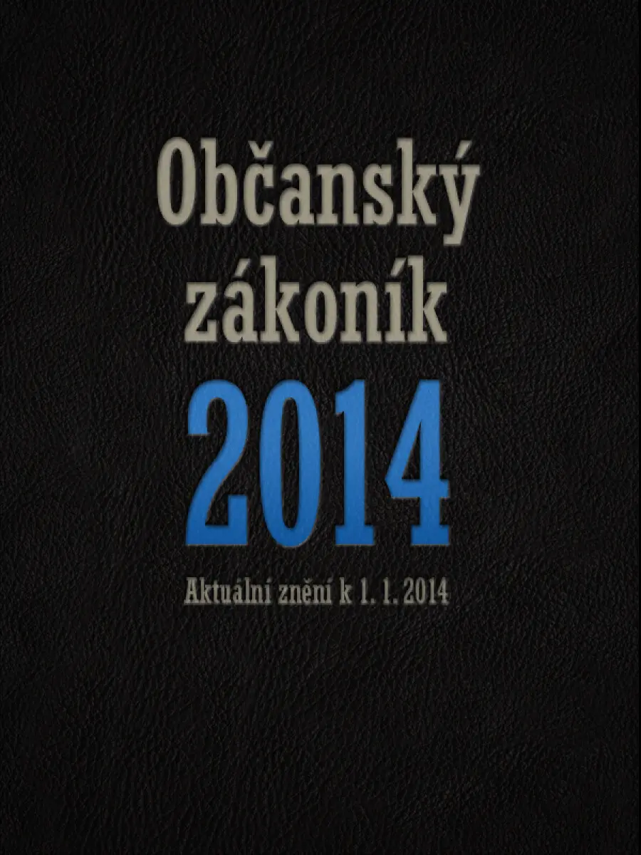 Nový občanský zákoník 2014