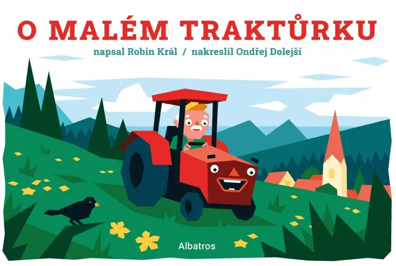 O malém traktůrku - Robin Král, Ondřej Dolejší (ilustrátor)