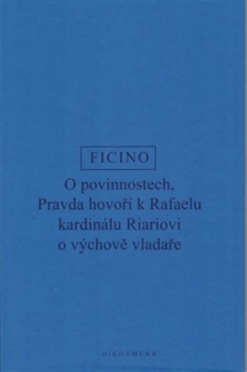 O povinnostech - Marsilio Ficino