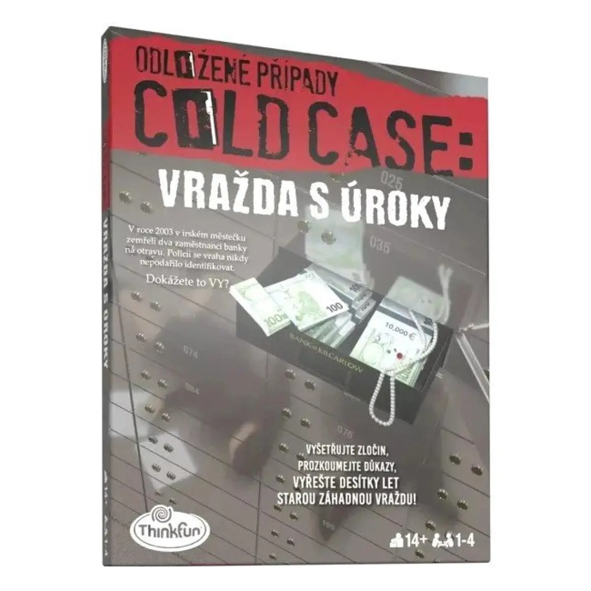 ThinkFun Odložené případy: Vražda s úroky