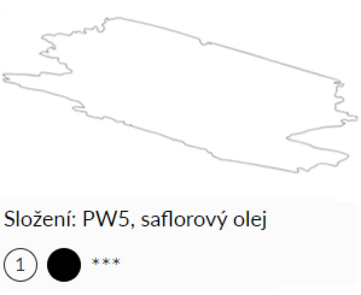 Olejová barva Umton 20ml – 0096 Polární bílá