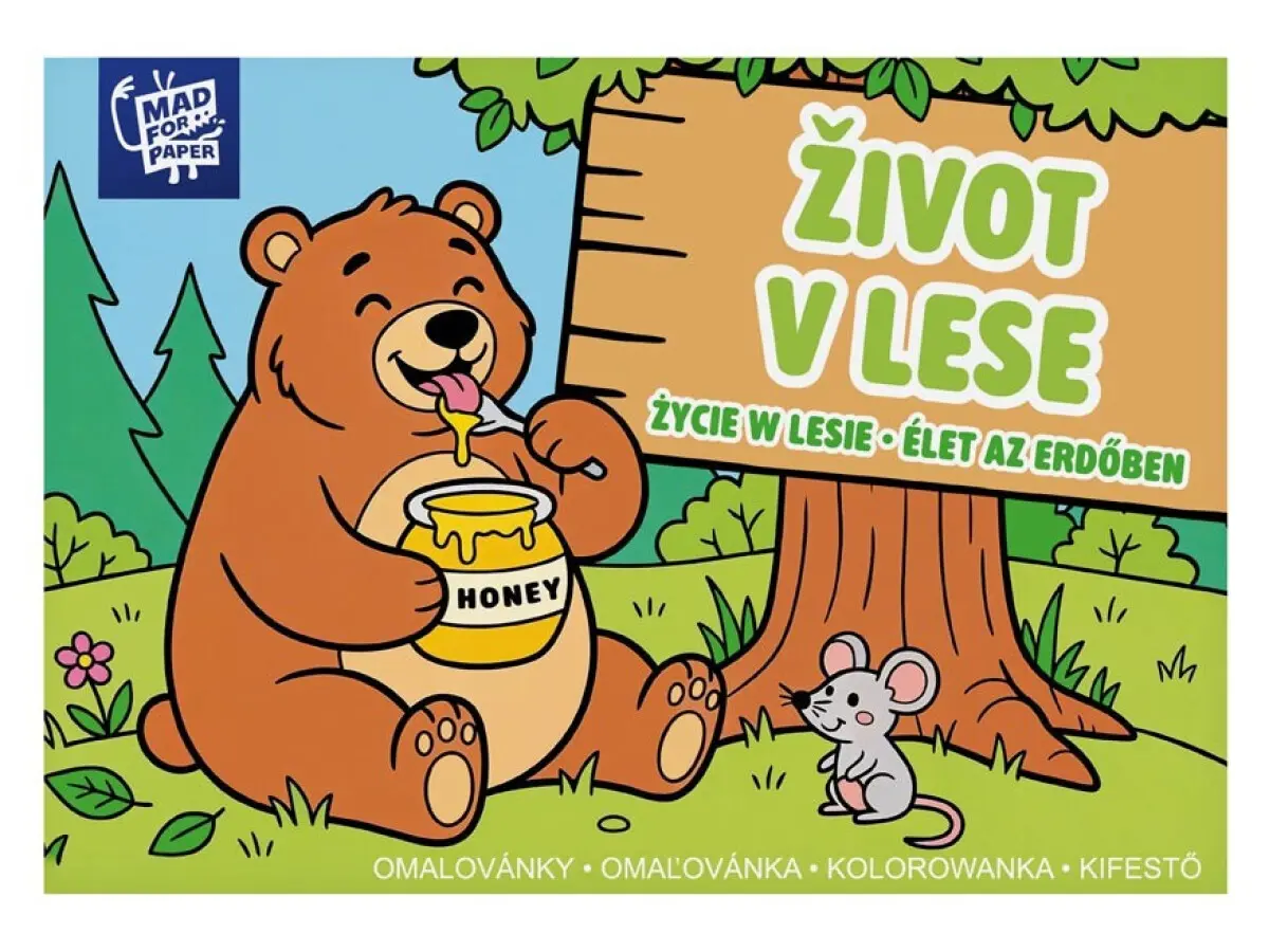 omalovánky Život v lese