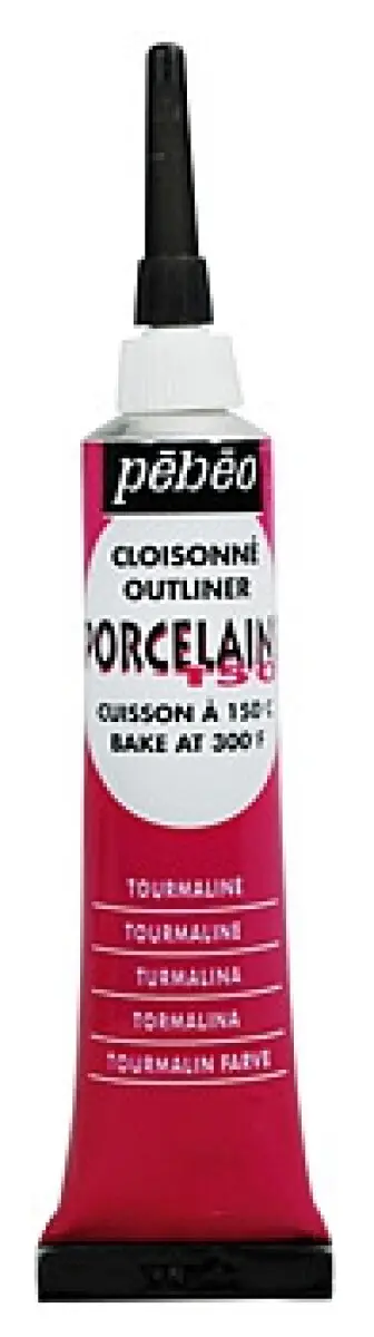Kontura Porcelaine outliner 20ml – červená tourmaline