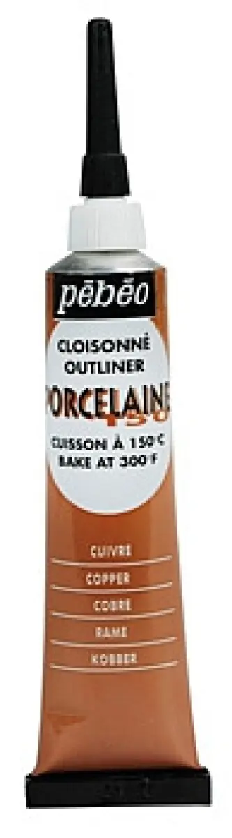 Kontura Porcelaine outliner 20ml – měděná