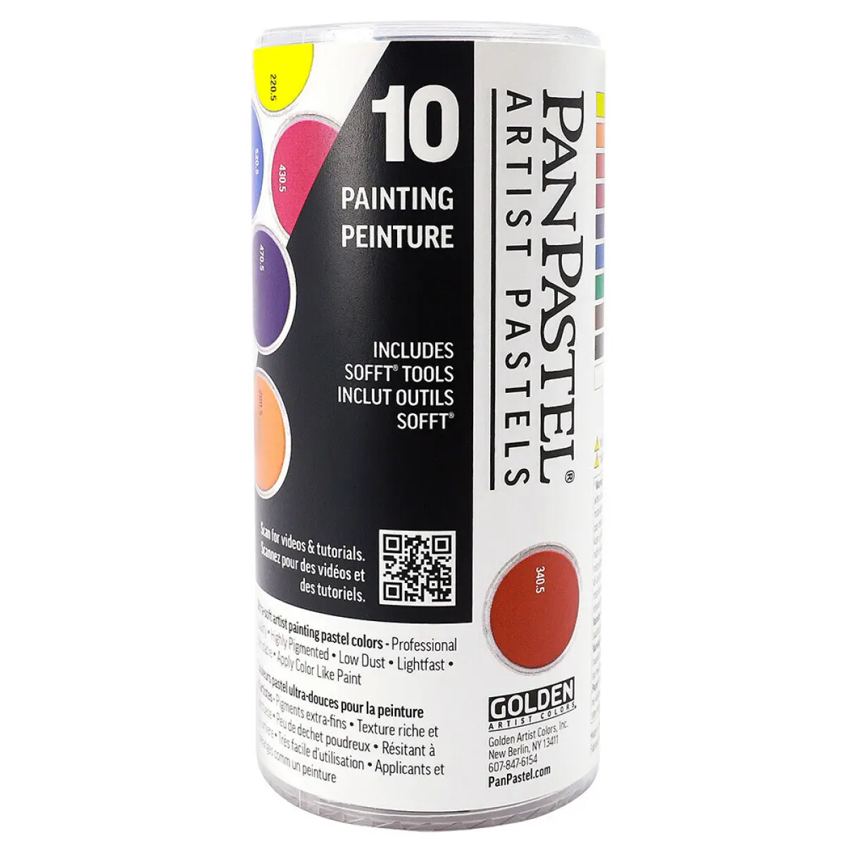 PanPastel Painting Set - sada základních odstínů pro kresbu, 10 odstínů