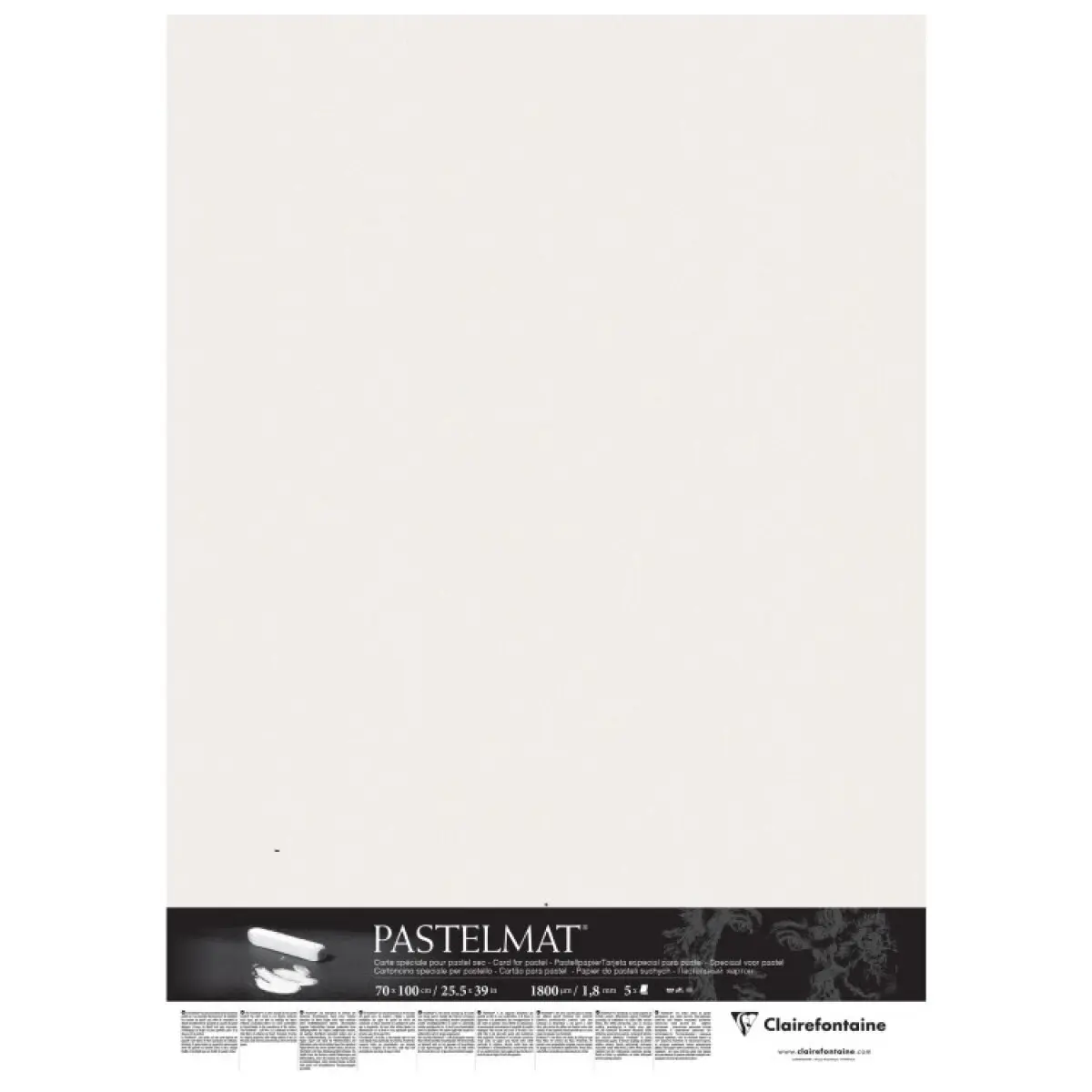 Papír pro pastel Pastelmat 50x70cm 360g bílý - 5ks v balení