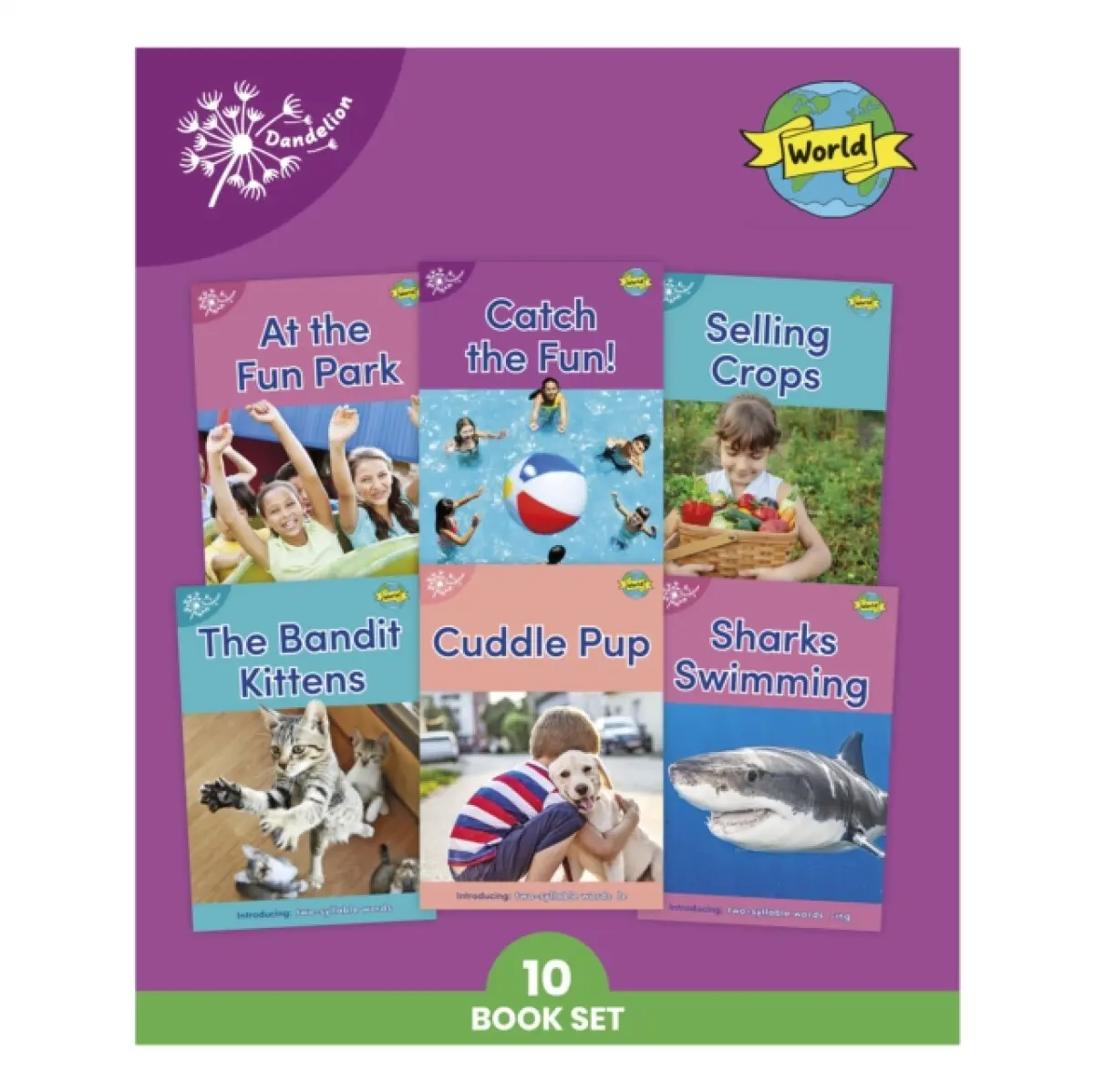 Phonic Books Dandelion World Stages 16-20 - Phonic Books