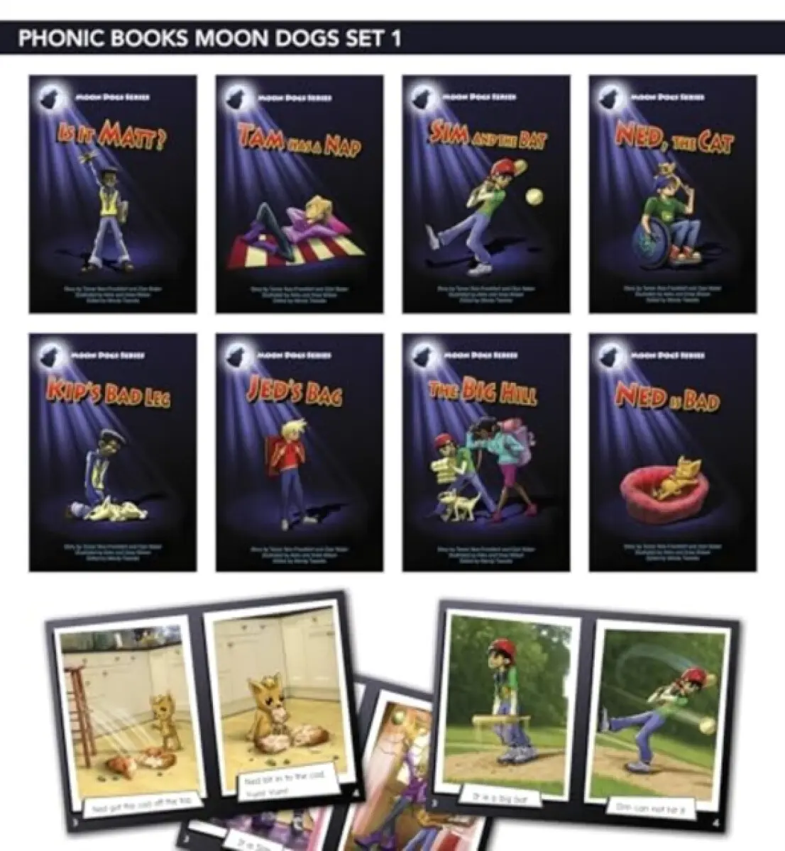 Phonic Books Moon Dogs Set 1 - Phonic Books