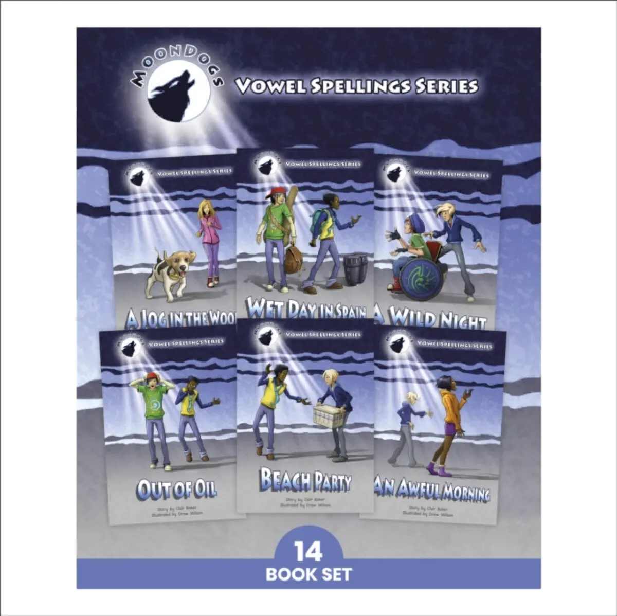 Phonic Books Moon Dogs Set 3 Vowel Spellings - Phonic Books