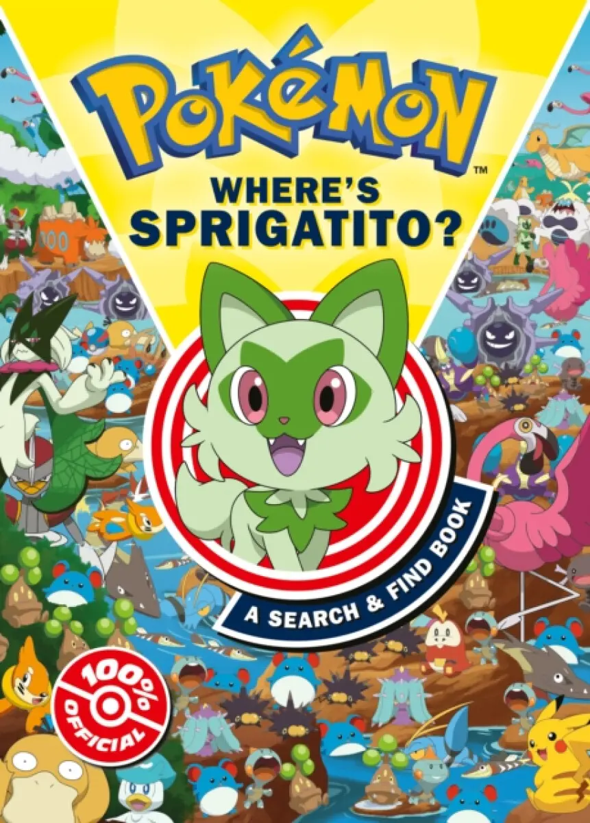 Pokemon Where’s Sprigatito: A Search & Find Book - Pokémon