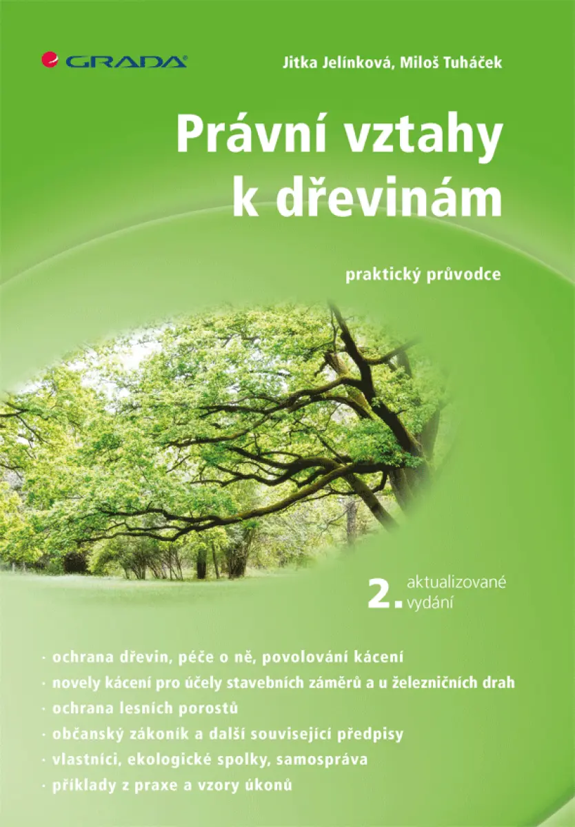 Právní vztahy k dřevinám - 2. aktualizované vydání - Miloš Tuháček, Jitka Jelínková