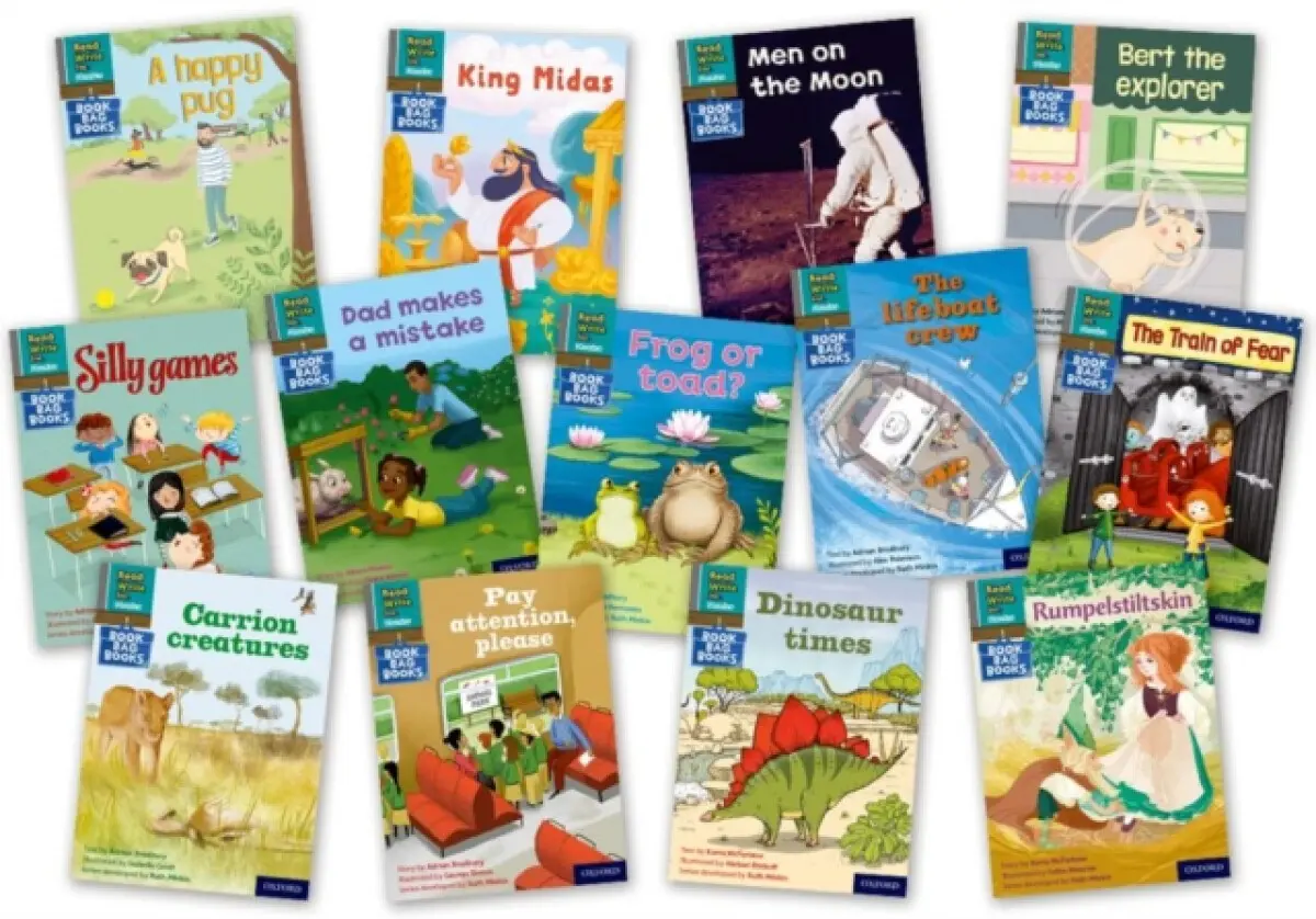 Read Write Inc. Phonics Book Bag Books: Grey Set 7 Book Bag Books (Mixed Pack of 13) - Alison Hawes, Adrian Bradbury, Karra McFarlane