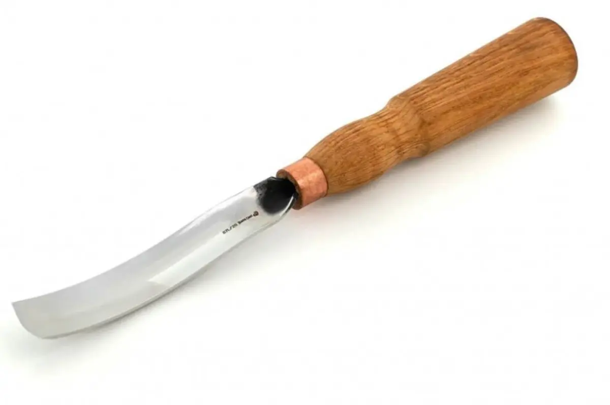 Řezbářské dláto Long Bent Gouge Sweep 7L BeaverCraft