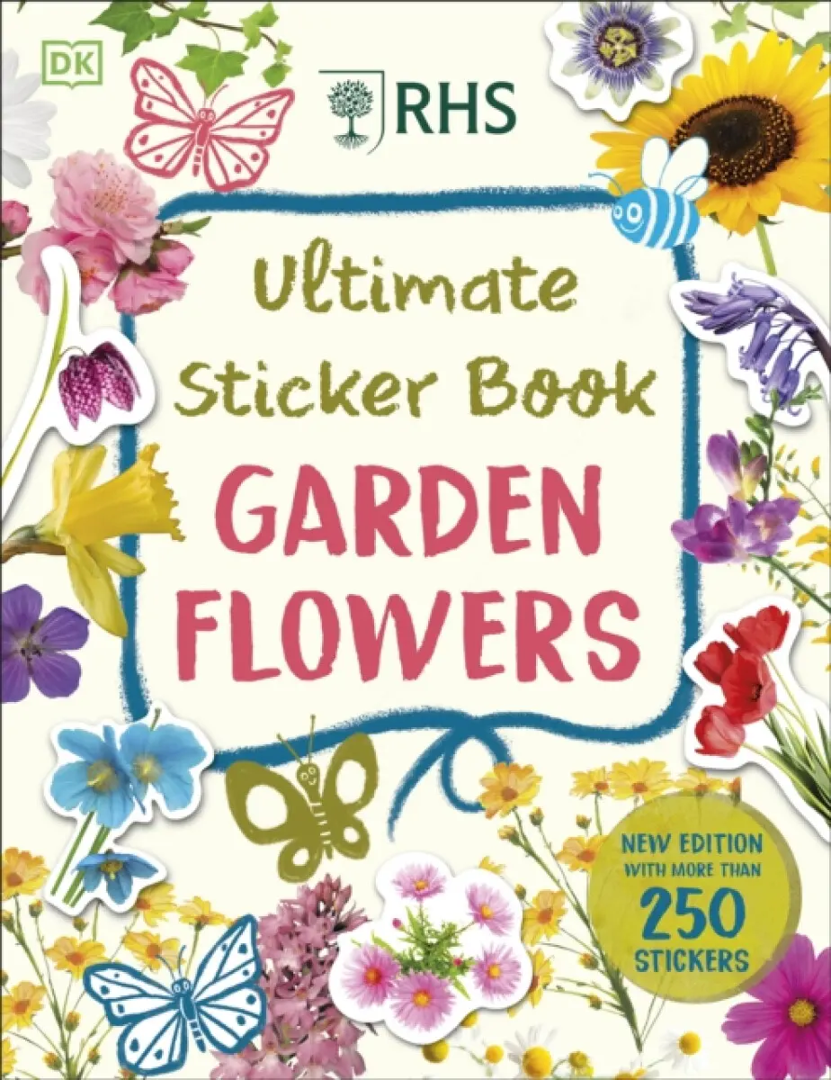RHS Ultimate Sticker Book Garden Flowers - DK