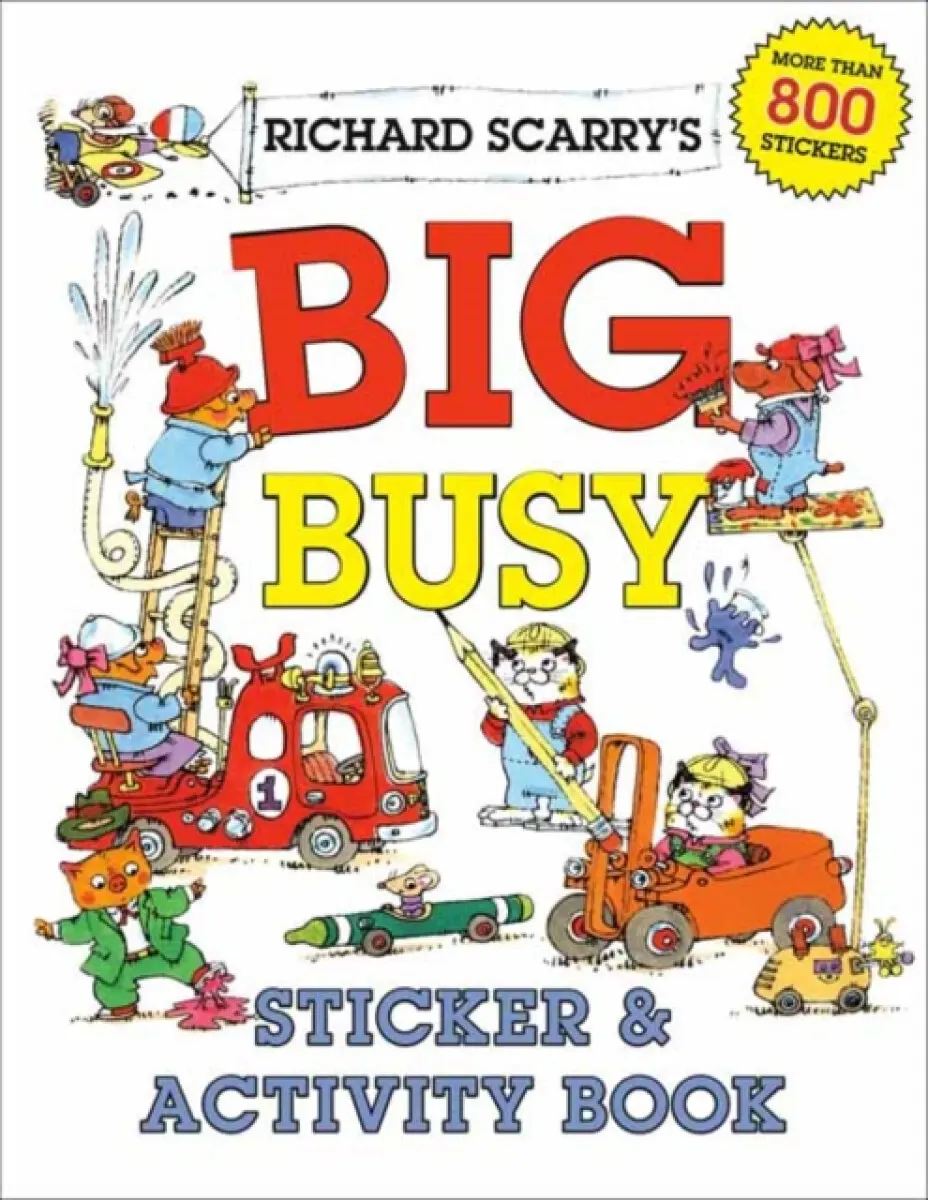 Richard Scarry's Big Busy Sticker & Activity Book - Richard Scarry