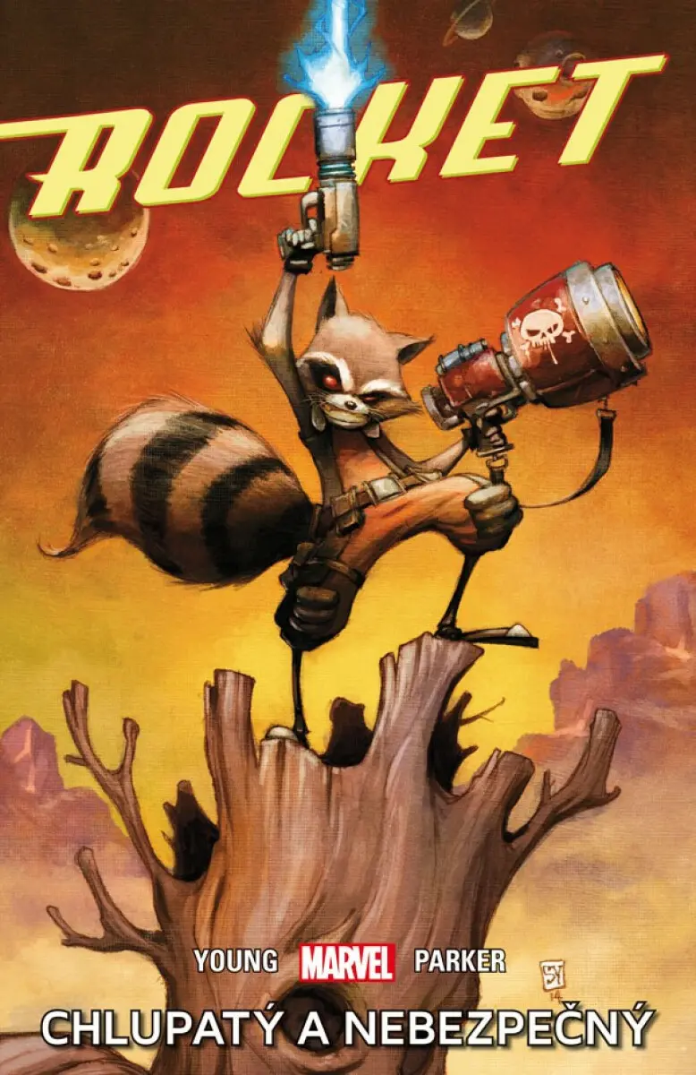 Rocket - Chlupatý a nebezpečný - Skottie Young