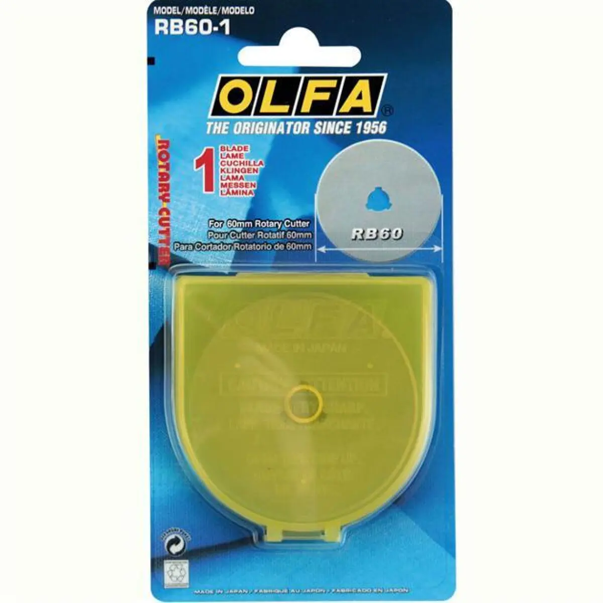 Náhradní čepele Olfa RB60-1 pro řezák RTY-3