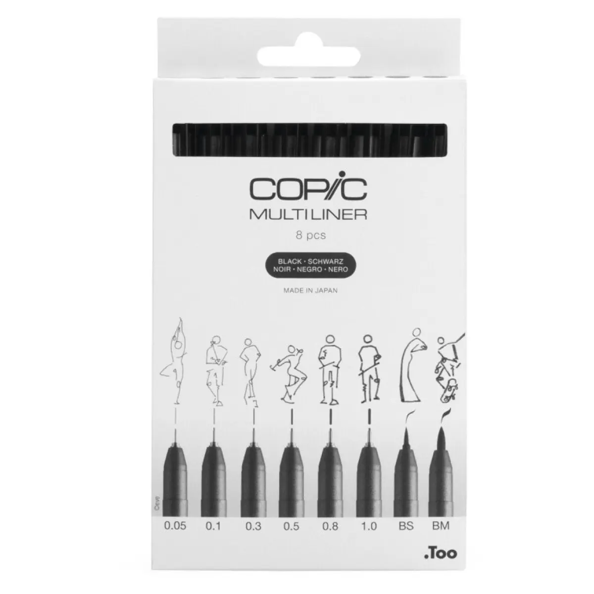 Sada linerů Copic 8ks
