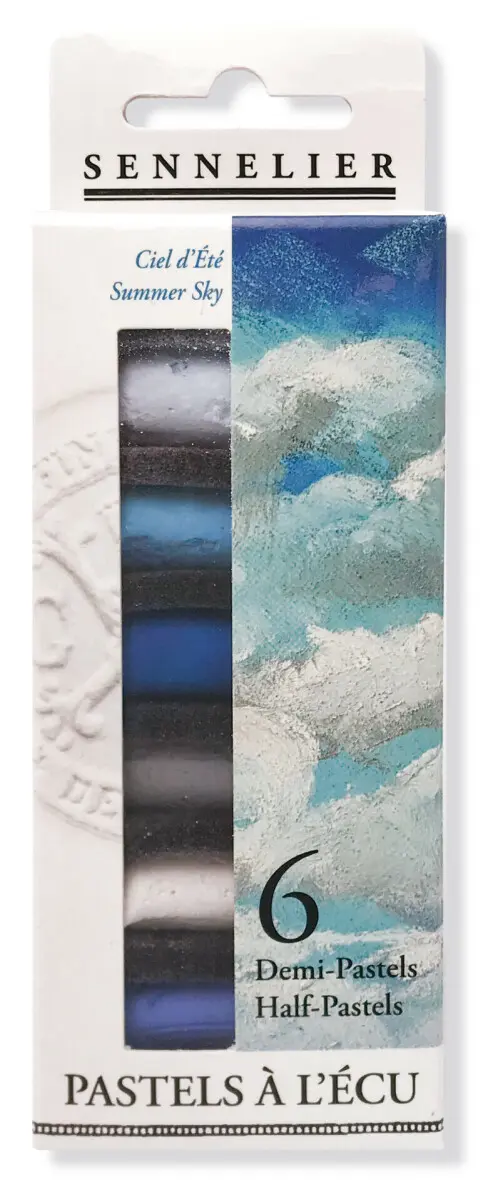 Sada měkkých pastelů 6 1/2 Summer Sky