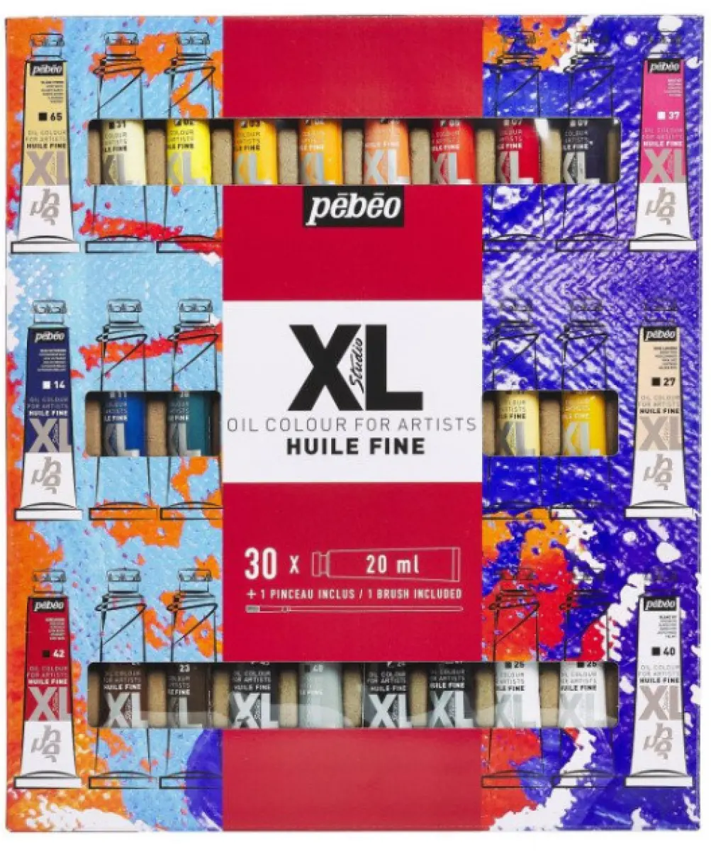 Studio XL sada (30×20 ml + štětec)