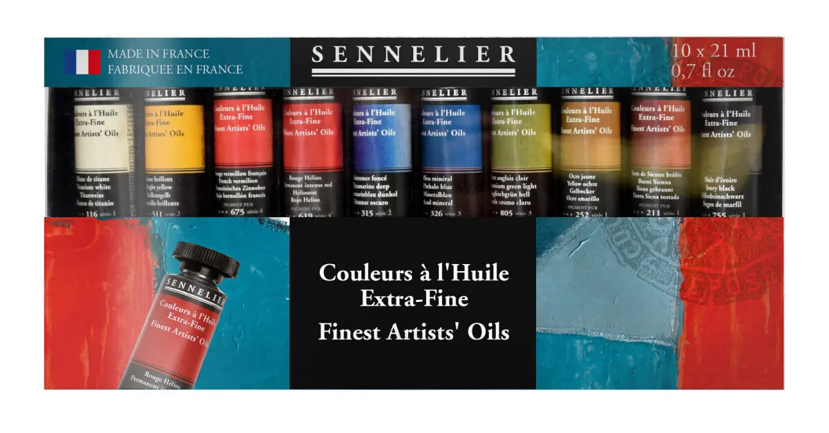 Sennelier sada olejových barev 10x21ml