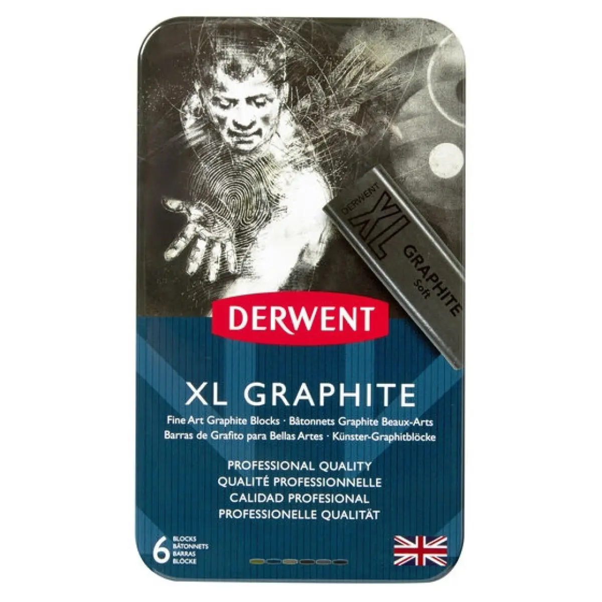 Sada XL GRAPHITE bloků - 6ks