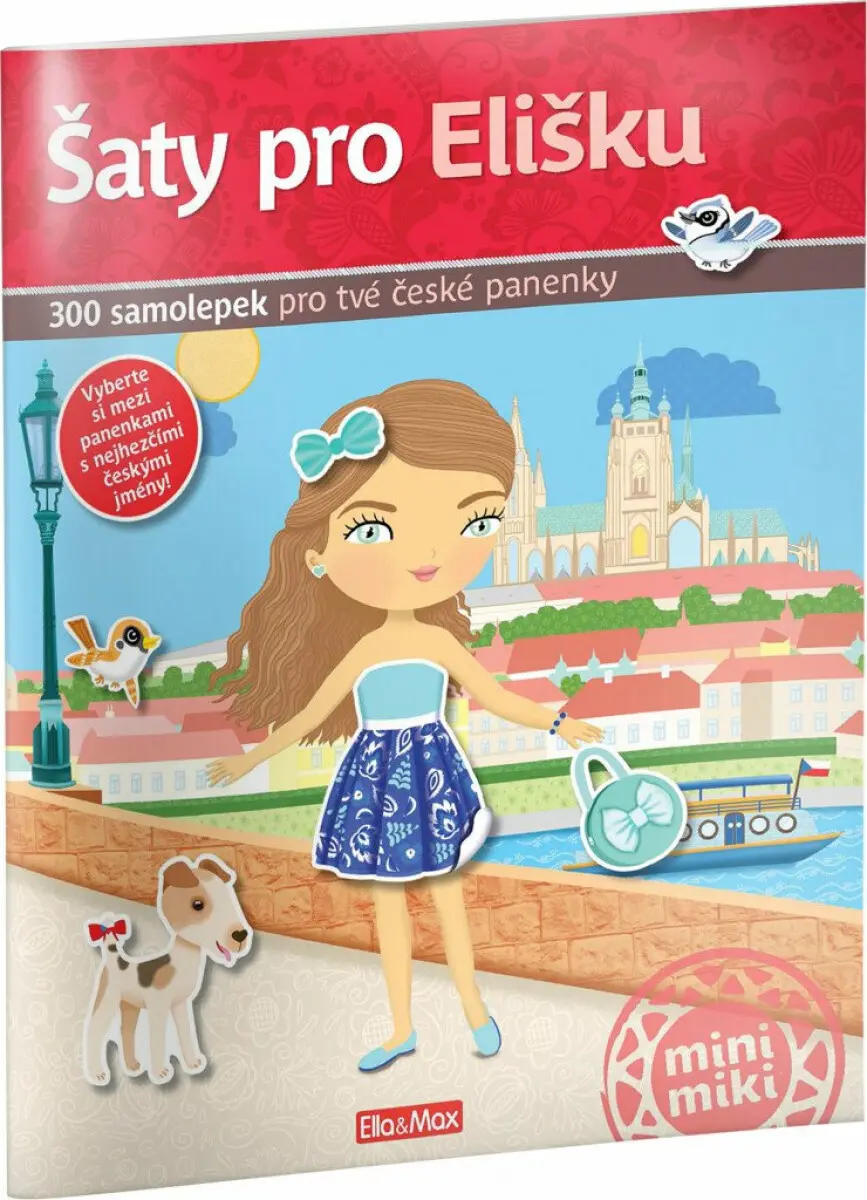 Šaty pro ELIŠKU - Kniha samolepek