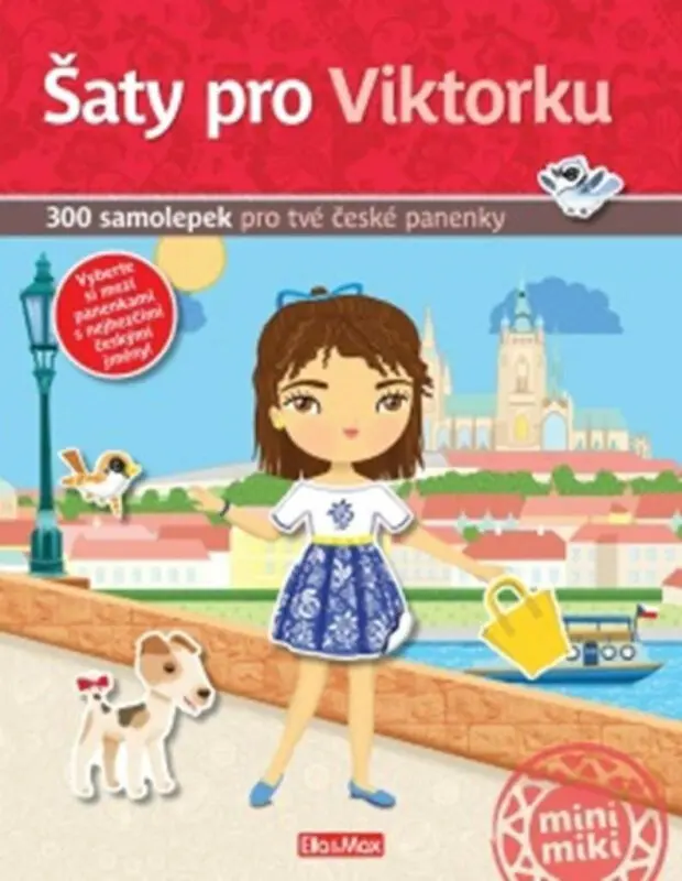 Šaty pro VIKTORKU - Kniha samolepek