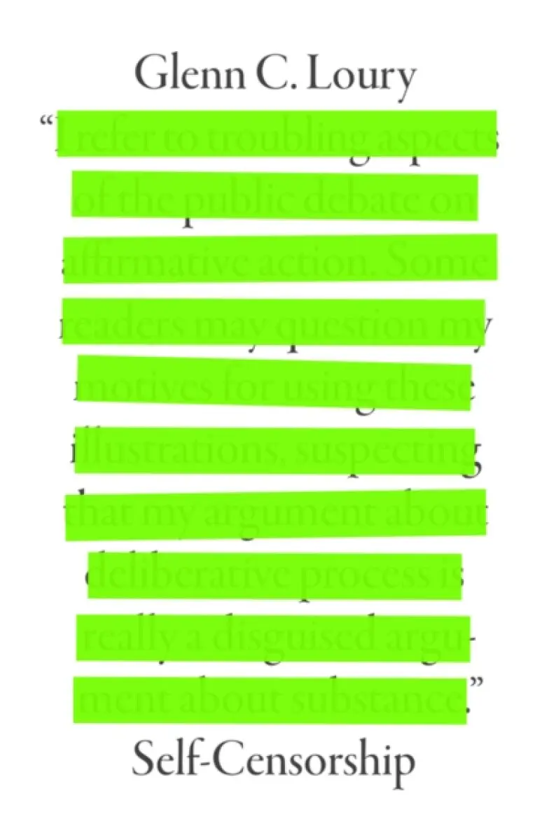 Self–Censorship - Glenn C. Loury
