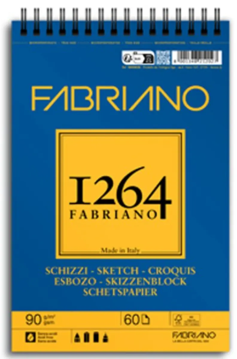 Skicák Fabriano Schizzi 1264 90g A5