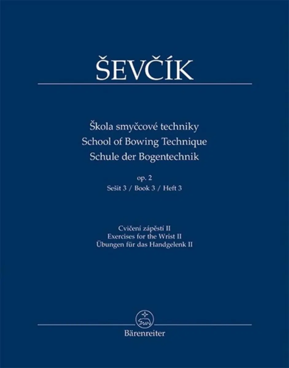 Škola smyčcové techniky op. 2, sešit 3 - Otakar Ševčík
