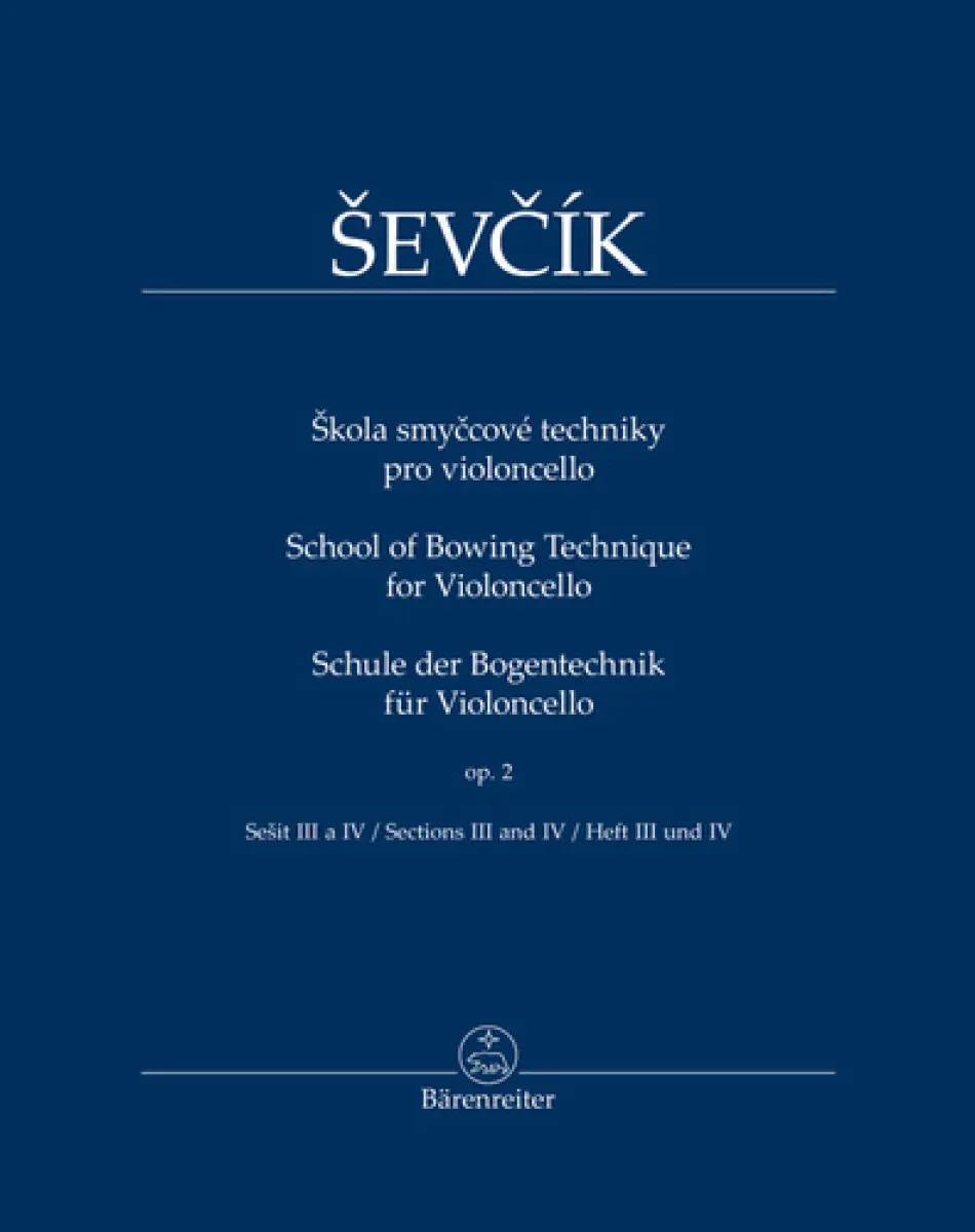 Škola smyčcové techniky pro violoncello - Otakar Ševčík