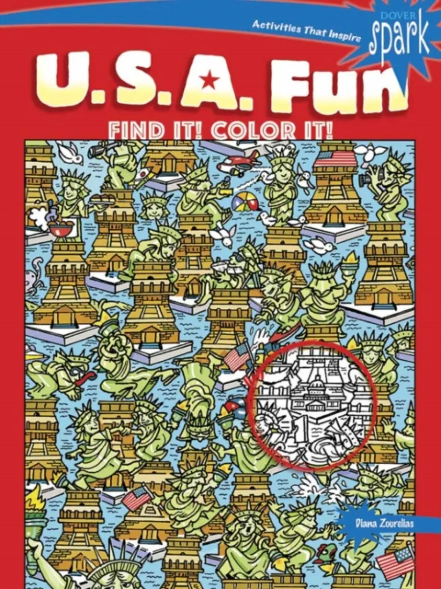 SPARK U.S.A. Fun Find It! Color It! - Diana Zourelias